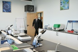 Президент Ильхам Алиев принял участие в открытии первого этапа инновационного городка «SABAH.city» - ФОТО 