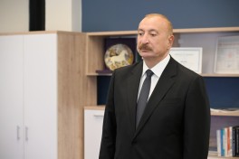 Президент Ильхам Алиев принял участие в открытии первого этапа инновационного городка «SABAH.city» - ФОТО 