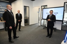 Президент Ильхам Алиев принял участие в открытии первого этапа инновационного городка «SABAH.city» - ФОТО 