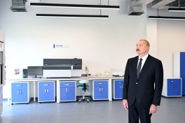 Президент Ильхам Алиев принял участие в открытии первого этапа инновационного городка «SABAH.city» - ФОТО 