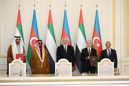 Президент Ильхам Алиев принял советника по нацбезопасности ОАЭ