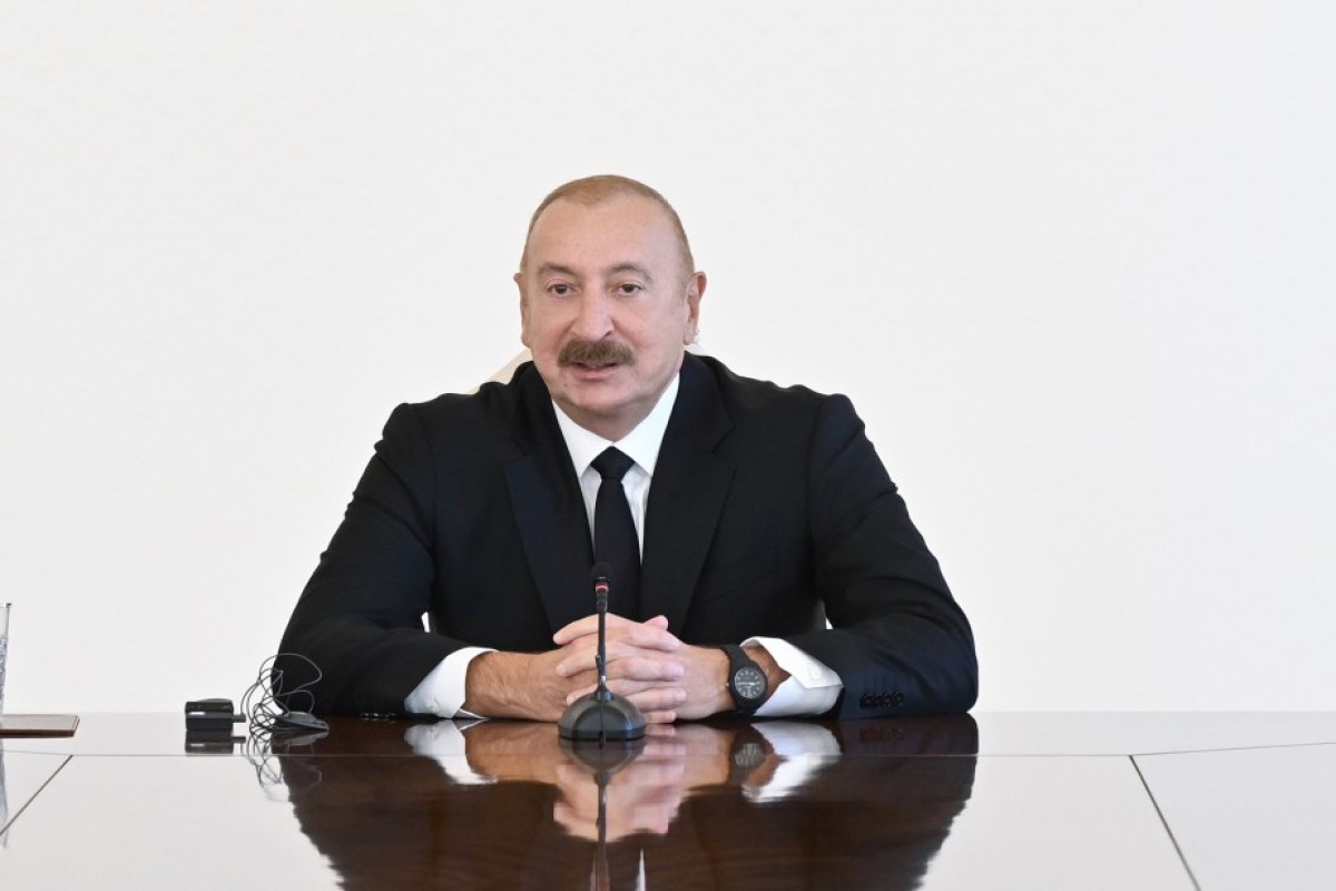 Президент Ильхам Алиев