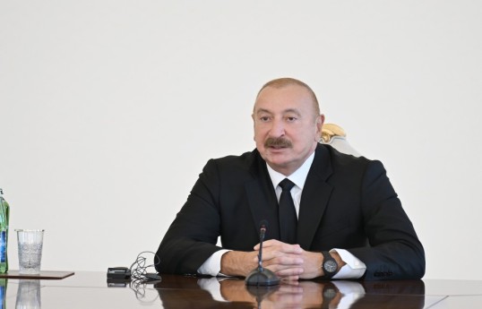 Президент Ильхам Алиев