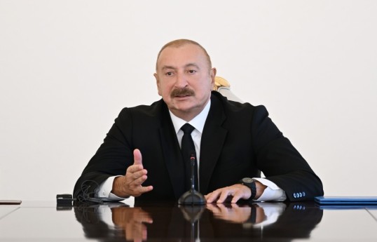 Президент Ильхам Алиев