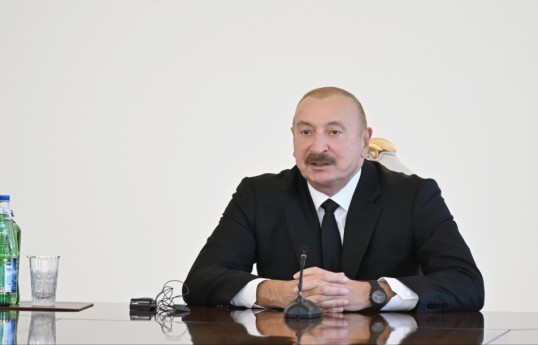 Президент Ильхам Алиев