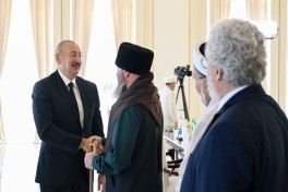 Президент Ильхам Алиев принял участников международных конференций, проходящих в Баку-ОБНОВЛЕНО -ФОТО 