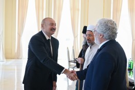 Президент Ильхам Алиев принял участников международных конференций, проходящих в Баку-ОБНОВЛЕНО -ФОТО 