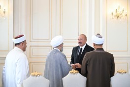 Президент Ильхам Алиев принял участников международных конференций, проходящих в Баку-ОБНОВЛЕНО -ФОТО 