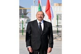 Президент Ильхам Алиев принял участие в открытии СЭС «Гобустан»