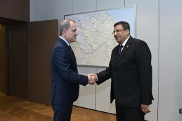 Глава МИД Азербайджана встретился с председателем Панафриканского парламента