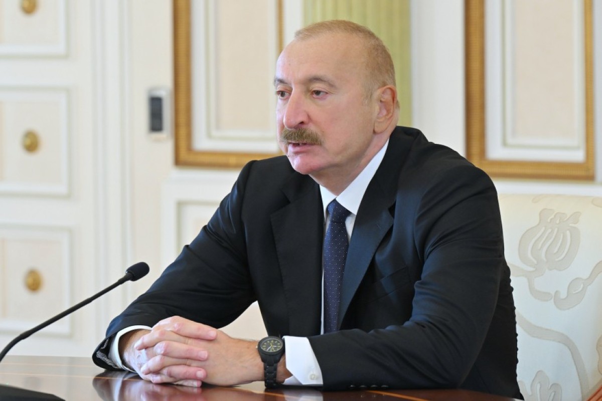 Президент Ильхам Алиев