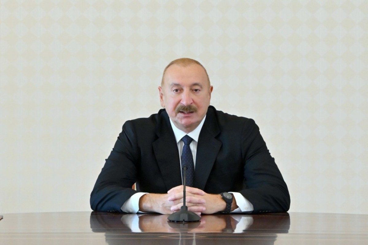 Президент Ильхам Алиев