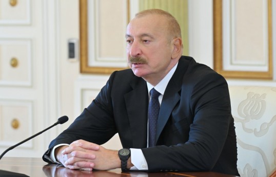 Президент Ильхам Алиев
