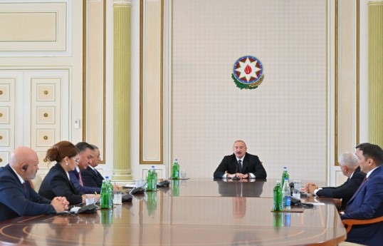 Президент Ильхам Алиев
