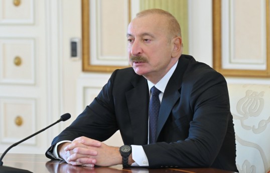 Президент Ильхам Алиев