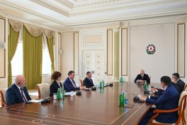 Президент Ильхам Алиев принял руководителей структур безопасности стран-членов ОТГ