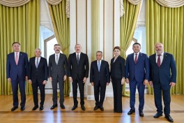 Президент Ильхам Алиев принял руководителей структур безопасности стран-членов ОТГ