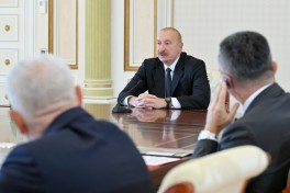 Президент Ильхам Алиев принял руководителей структур безопасности стран-членов ОТГ
