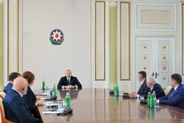 Президент Ильхам Алиев принял руководителей структур безопасности стран-членов ОТГ