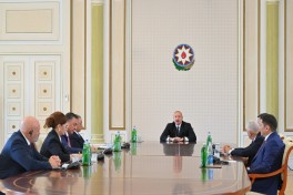 Президент Ильхам Алиев принял руководителей структур безопасности стран-членов ОТГ