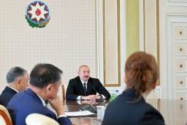 Президент Ильхам Алиев принял руководителей структур безопасности стран-членов ОТГ