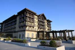 Президент Ильхам Алиев принял участие в открытии комплекса Meysari Grand Hotel & SPA в Шамахы -ОБНОВЛЕНО 