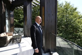 Президент Ильхам Алиев принял участие в открытии комплекса Meysari Grand Hotel & SPA в Шамахы -ОБНОВЛЕНО 