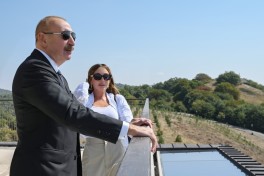 Президент Ильхам Алиев принял участие в открытии комплекса Meysari Grand Hotel & SPA в Шамахы -ОБНОВЛЕНО 