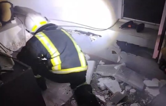 В Сабунчи произошёл пожар в частном жилом доме -ВИДЕО 