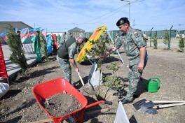 Закир Гасанов посетил оперативную базу роты КОВ-ВИДЕО 