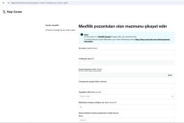 В соцсети X обращения о нарушениях конфиденциальности можно подавать и на азербайджанском языке
