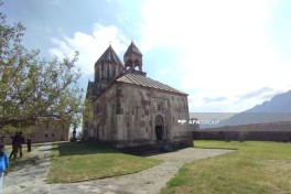 Представители Албано-удинской религиозной общины посетили монастырский комплекс Гянджасар-ФОТО 
