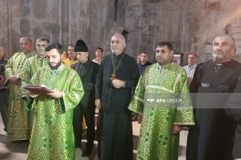 Представители Албано-удинской религиозной общины посетили монастырский комплекс Гянджасар-ФОТО-ОБНОВЛЕНО 