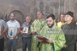 Представители Албано-удинской религиозной общины посетили монастырский комплекс Гянджасар-ФОТО-ОБНОВЛЕНО 