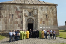 Представители Албано-удинской религиозной общины посетили монастырский комплекс Гянджасар-ФОТО-ОБНОВЛЕНО 