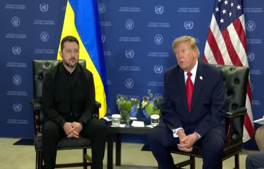 Президент Украины Владимир Зеленский, президент США Дональд Трамп