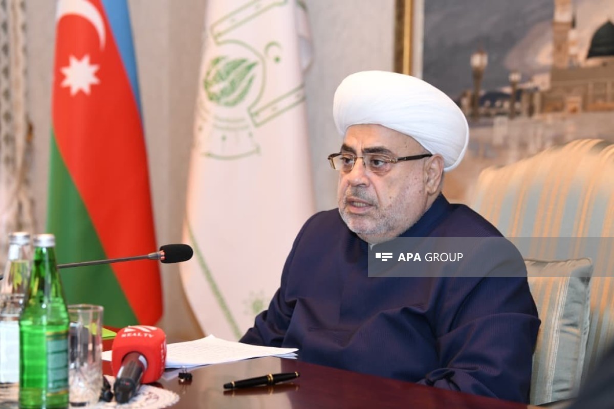 председатель Управления мусульман Кавказа (УМК), шейхульислам Аллахшукюр Пашазаде