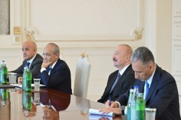 Президент Ильхам Алиев принял руководителей китайской и итальянской компаний