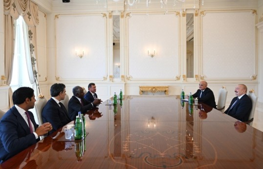 Президент Ильхам Алиев принял руководителя компании Global Infrastructure Partners