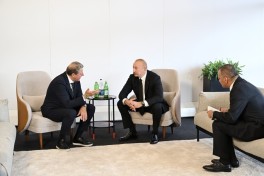 Президент Ильхам Алиев встретился с президентом Международной федерации лыжного спорта и сноуборда