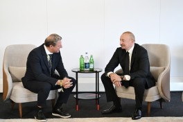 Президент Ильхам Алиев встретился с президентом Международной федерации лыжного спорта и сноуборда