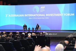 Президент Ильхам Алиев принял участие в мероприятии, проведенном в рамках II Азербайджанского международного инвестиционного форума-ВИДЕО-ОБНОВЛЕНО-1 
