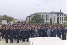 В Ханкенди память шехидов почтили минутой молчания — ФОТО 