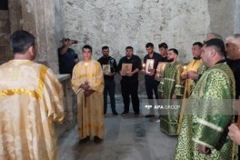 Представители албано-удинской религиозной общины посетили монастырский комплекс Худавенг — ФОТО 