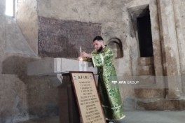 Представители албано-удинской религиозной общины посетили монастырский комплекс Худавенг — ФОТО 