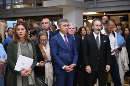 Лейла Алиева приняла участие в открытии выставки азербайджанских ковров в Святом Престоле-ФОТО 