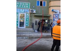 В жилом доме в Масазыре произошёл пожар — ФОТО 